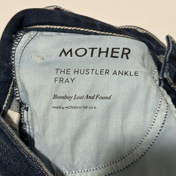 Mother The Hustler Ankle Fray Jean in Bombay Lost And Found 24 - Picture 9 of 10